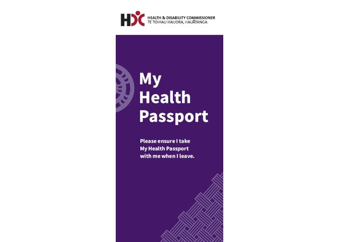 product image  My Health Passport leaflet